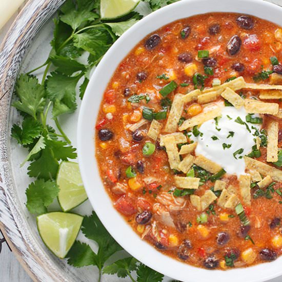 Chicken Enchilada Soup