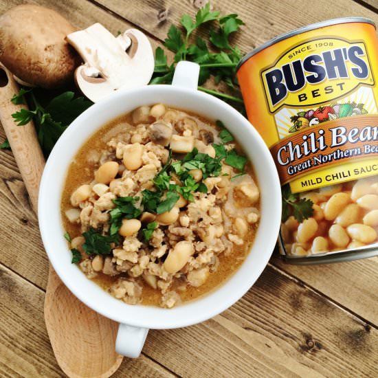 Mushroom Chicken Marsala Chili