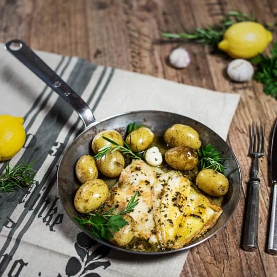 Plaice Simmered in Vinegar