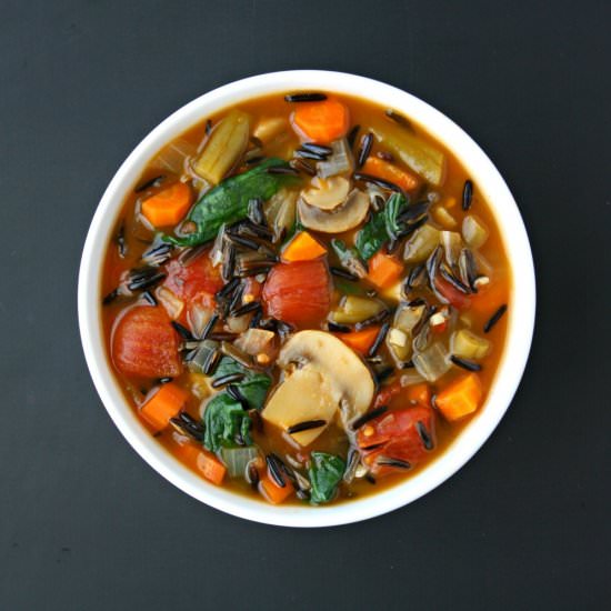 Wild Rice Vegetable Soup