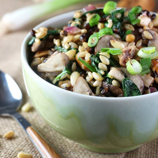 Barley, Spinach & Fig Bowl