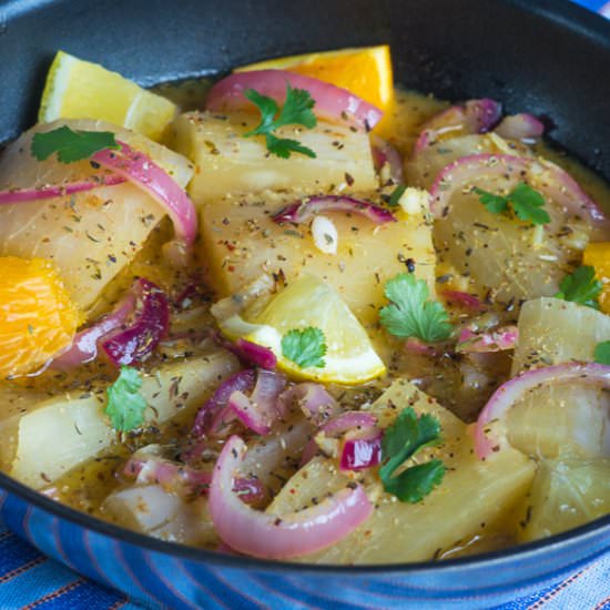 Yuca con Mojo