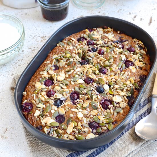Baked Blueberry Oatmeal