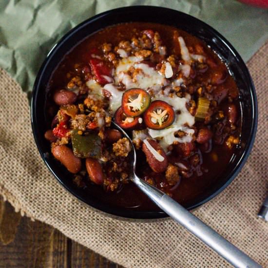 Easy Slow Cooker Chili