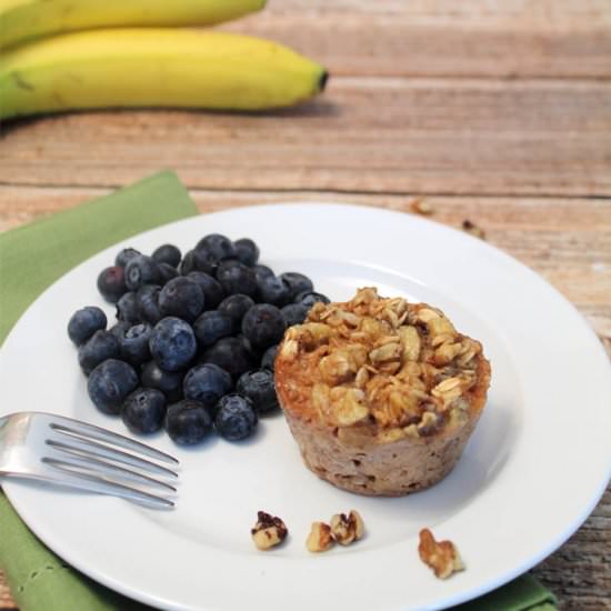 Banana Maple Oatmeal Cups