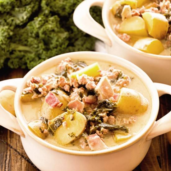 Light Crock Pot Zuppa Toscana
