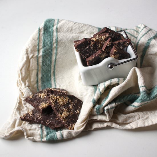 Vegan Coconut Chocolate Bark