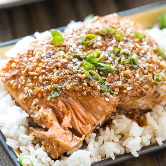 Almond Crusted Salmon