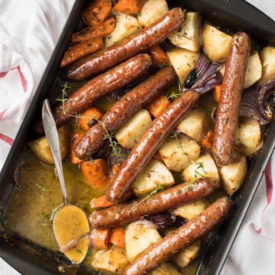 Baked Sausage and Vegetables