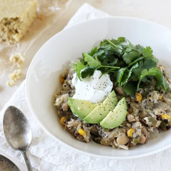 green chicken chili