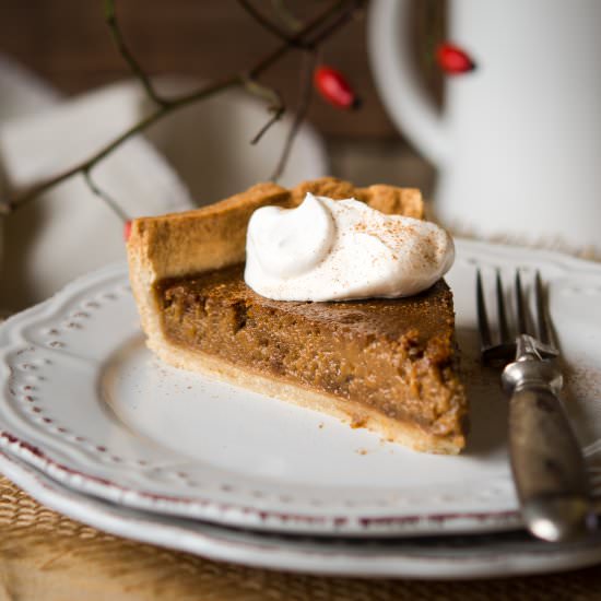 Pumpkin Pie (gluten free)