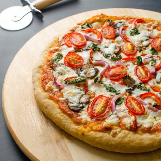 Indo-Italian Fusion Healthy Pizza