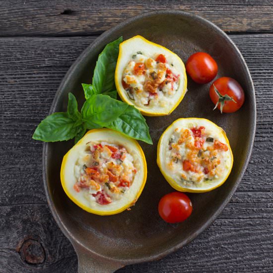 Stuffed Zucchini {gluten-free}