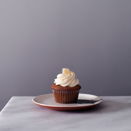 Candied Ginger Cupcake