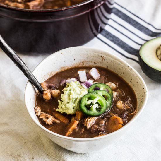 Mole Chicken Chili