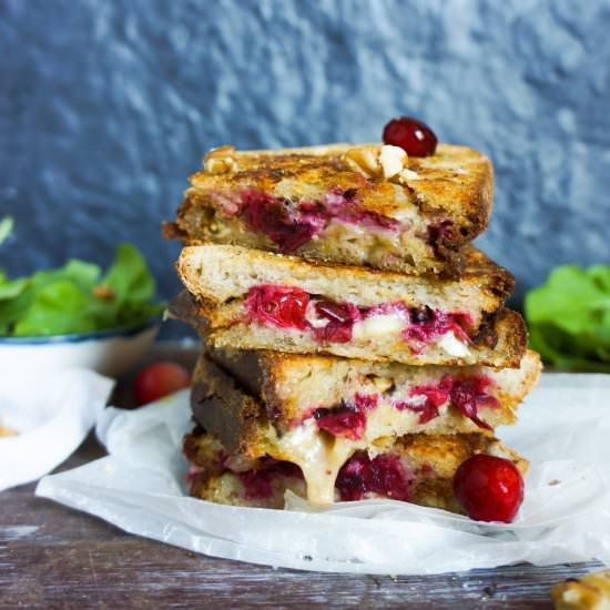 Vegetarian Grilled Cheese Sandwich