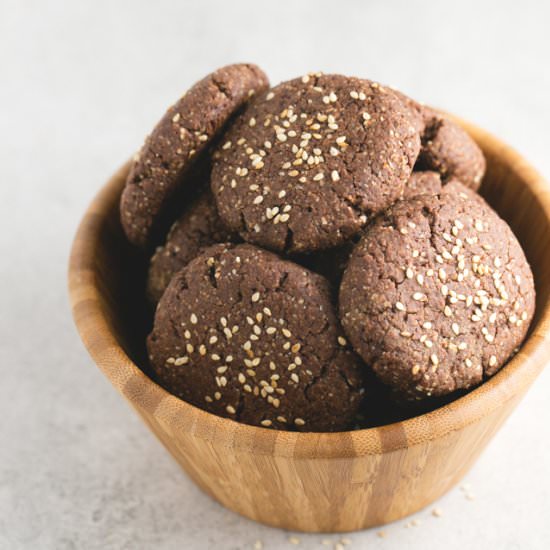 Vegan GF Chocolate Polvorones