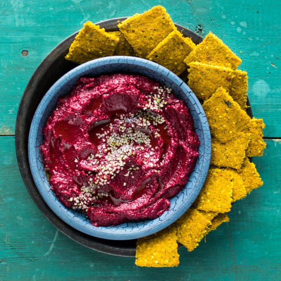 Turmeric Juice Pulp Crackers