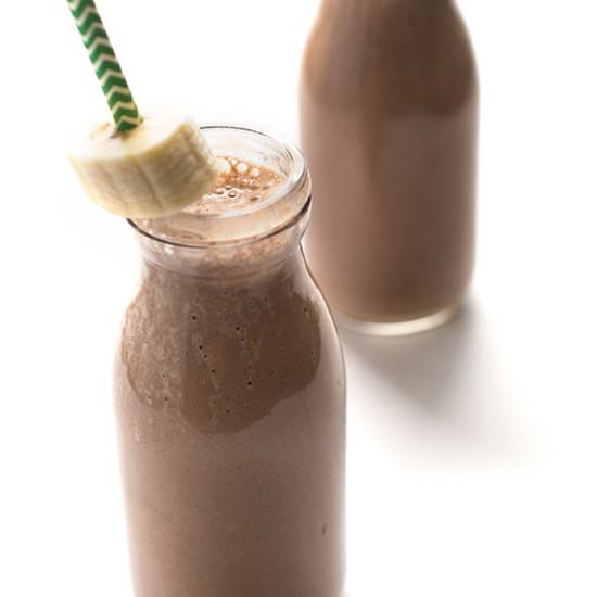 Chocolate Banana Protein Smoothie