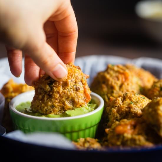 Cheesy Mexican Hummus Bites