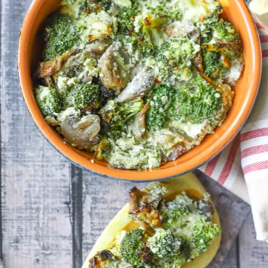 Broccoli And Mushroom Casserole
