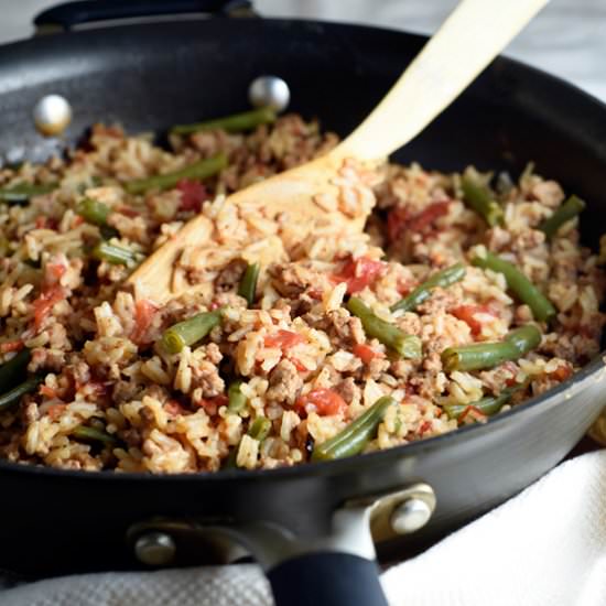 Turkey and Rice Skillet