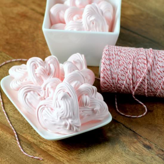 Meringue Hearts