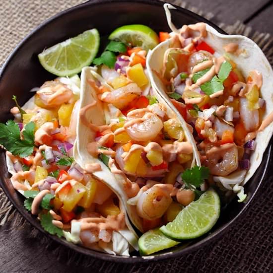 Spicy Shrimp Tacos