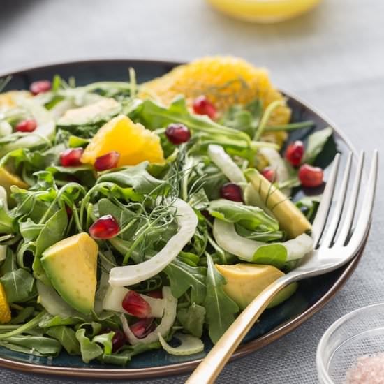 Orange and Fennel Salad w/ Avocado