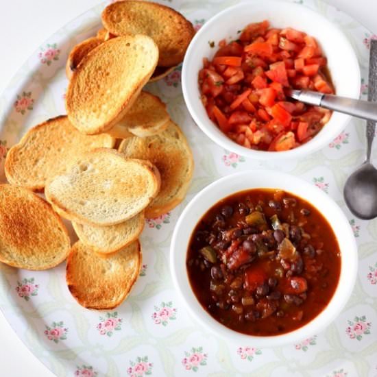 Black bean soup