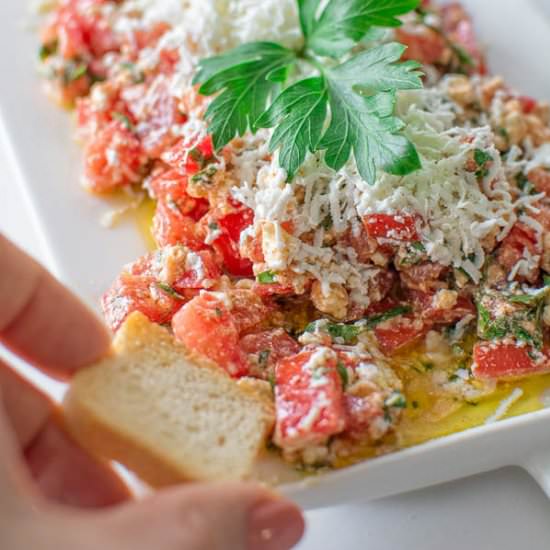 Mediterranean Tomato Feta Dip