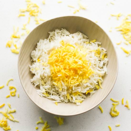 Basmati Rice with Saffron