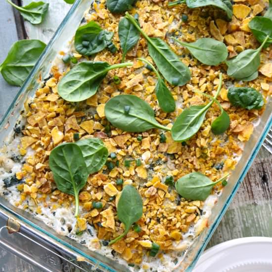Spinach Artichoke Dip Casserole
