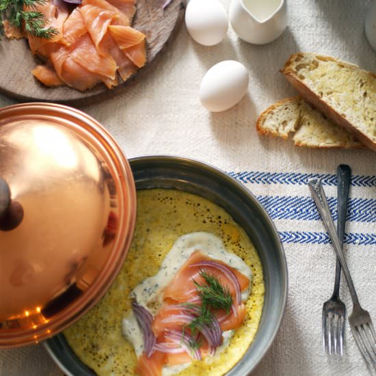 Smoked Salmon Omelettes