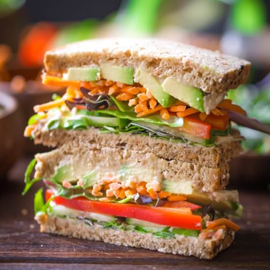 Power Veggie Sandwich