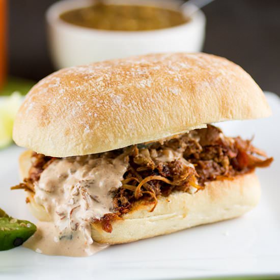Mexican Chicken Torta