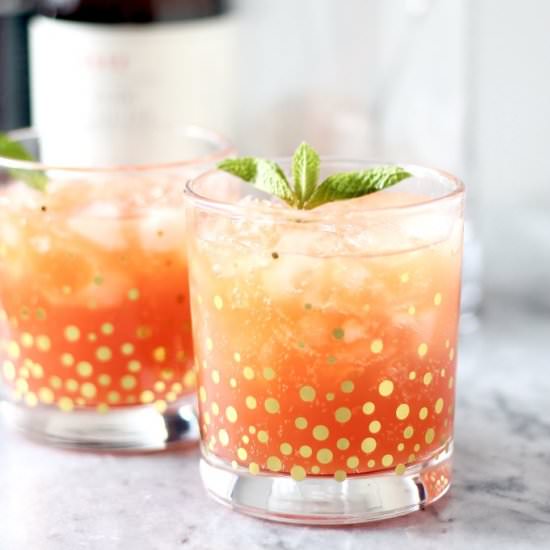 blood orange spritzer