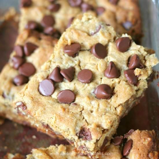 Chocolate Chip Peanut Butter Bars