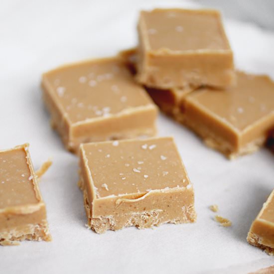 Natural Peanut Butter Fudge