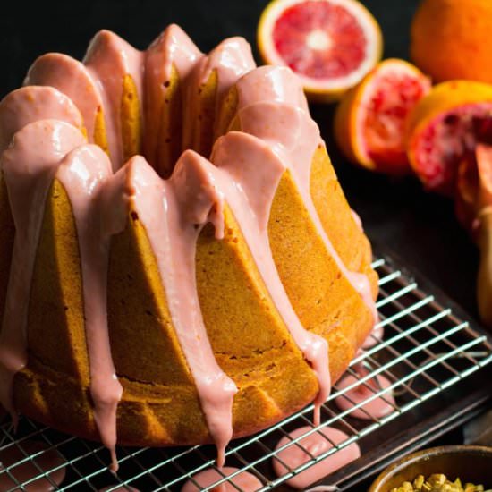 Beet & Blood Orange Bundt Cake