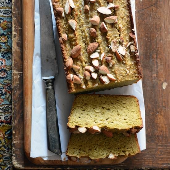 Paleo Avocado Almond Pound Cake