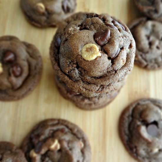 Double Chocolate PB Cookies