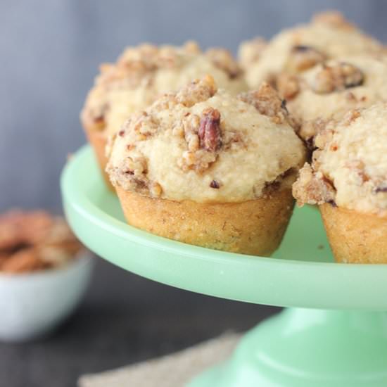 Maple Pecan Banana Muffins