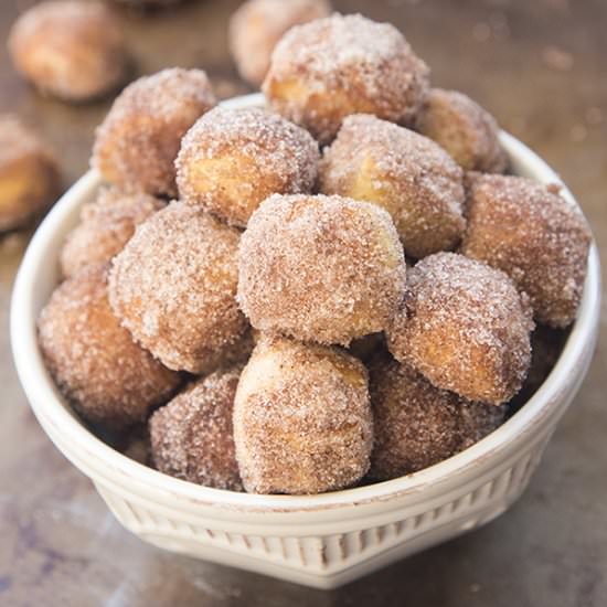 Cinnamon Sugar Soft Pretzel Bites