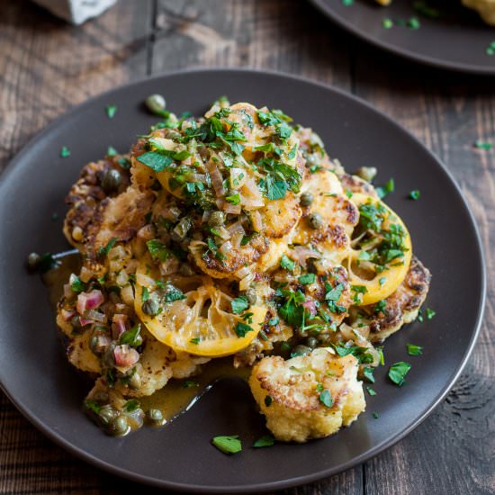 Cauliflower Piccata