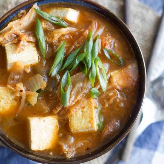 Kimchi Tofu Stew