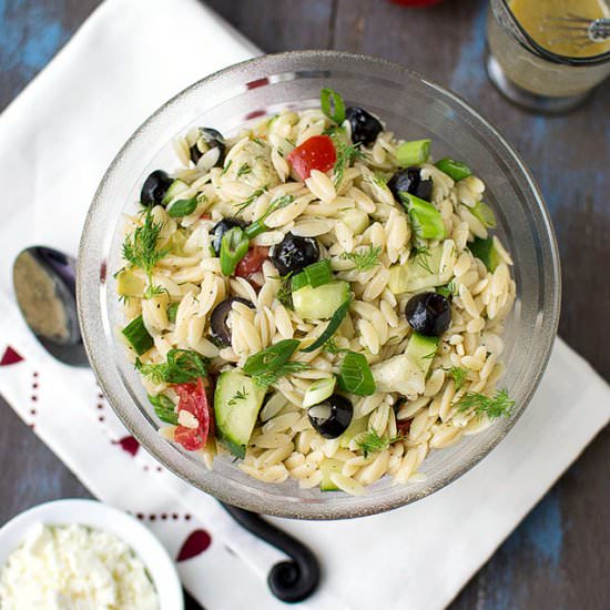 Greek Orzo Salad