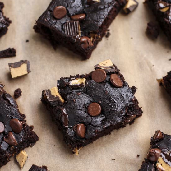 Chocolate Peanut Butter Brownies