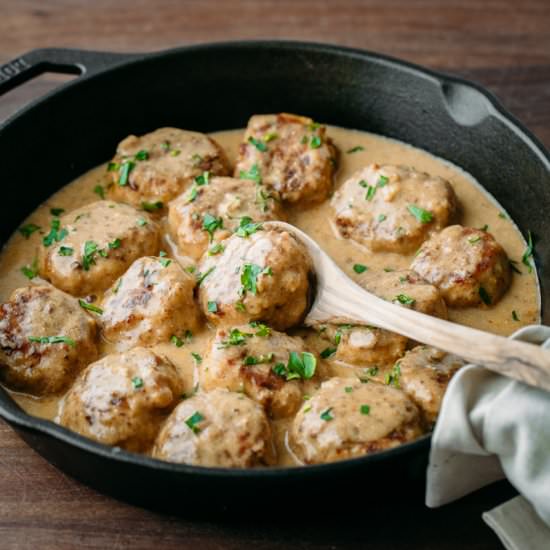 Chicken Meatballs (Video Recipe)