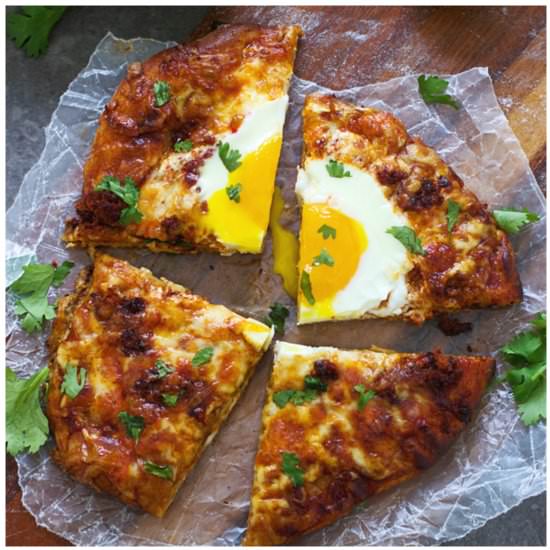 Huevos Rancheros Pizza